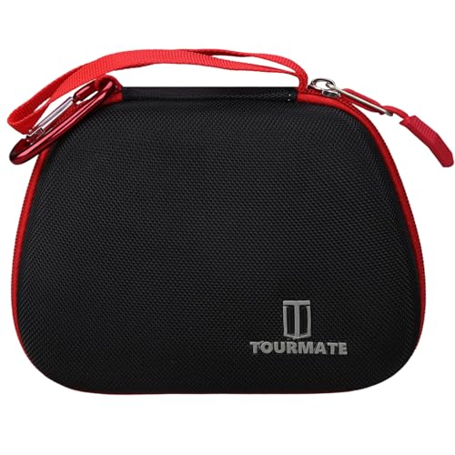 Tourmate Hard Controller Case Compatible for Switch Wireless Pro Controller, Travel Protective Carrying Storage Bag (Black & Red) - color: Black & Red