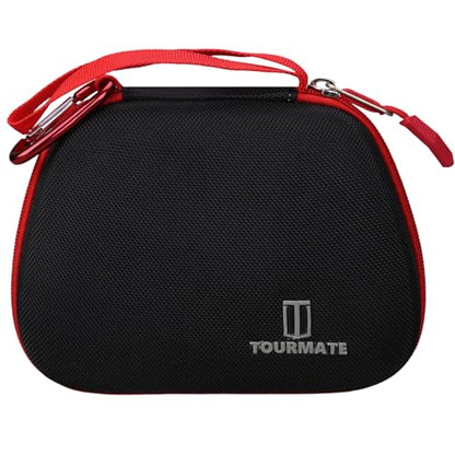 Tourmate Hard Controller Case Compatible for Switch Wireless Pro Controller, Travel Protective Carrying Storage Bag (Black & Red) - color: Black & Red