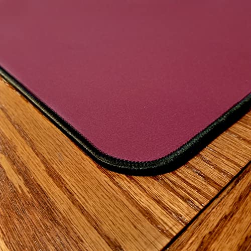 Board Game Playmat [3.5'x5.5'/Thick Super Cushioned/Stitched Edge/Water Resistant] with Carrying Case - for Tabletop Board Games, Card Games, RPG Games (Large, Burgundy) - color: Burgundy, size: Large (3.5'x5.5')