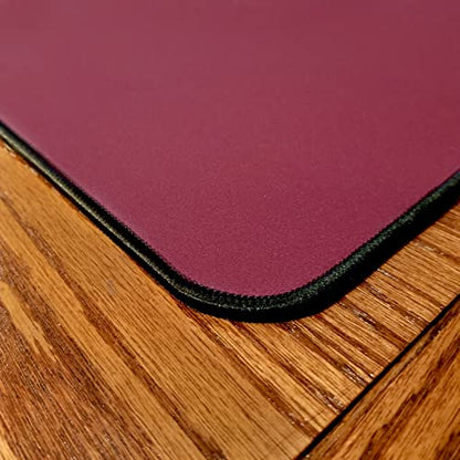 Allplay Board Game Playmat, 3.5'x5.5', Large, Burgundy | Thick Super Cushioned, Stitched Edge, Water Resistant, with Carrying Case for Board Games, Card Games, RPGs - color: Burgundy, size: Large (3.5'x5.5')