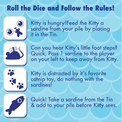 Gamewright - Feed The Kitty - A Delicious Game of Mice and Dice - 2-5 Players - Ages 4 and Up