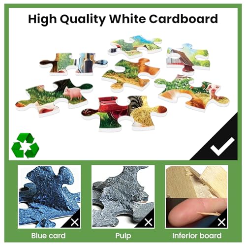 500 Piece Puzzles for Adults,Farm Dog Jigsaw Puzzles 500 Pieces | 500 Piece Puzzles for Adults,Farm Dog Jigsaw Puzzles 500 Pieces - style: Farm Dog