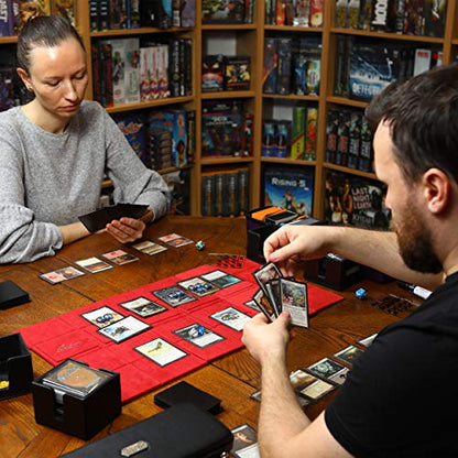 Quiver Time Teal Citadel Deck Block for Magic: the Gathering Cards - TCG 100+ Premium Commander Deck Box, MTG Deck Box for Cards, Dice & Tokens, Custom Divider, Magnetic Closure - color: Teal