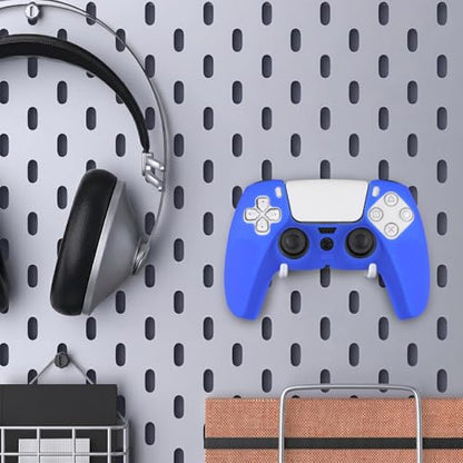 Baval Silicone Cover for Playstation 5 PS5 DualSense Wireless Controller | Scratch-resistant, Easy install, Silicone Construction, Portable Carrying Silicone Cover, Blue Silicone Cover - color: Blue Silicone Cover