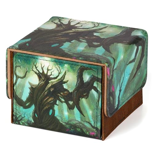 Fear the Wild Deck Box | 100+ Double Sleeved Card Capacity | Magnetic Closure - color: Fear the Wild