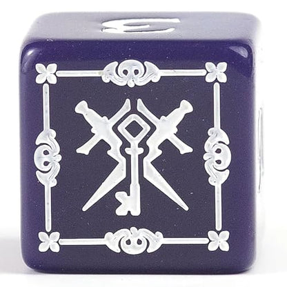 D&D Adventure Dice (Rogue Class: Purple) - style: Rogue Class: Purple