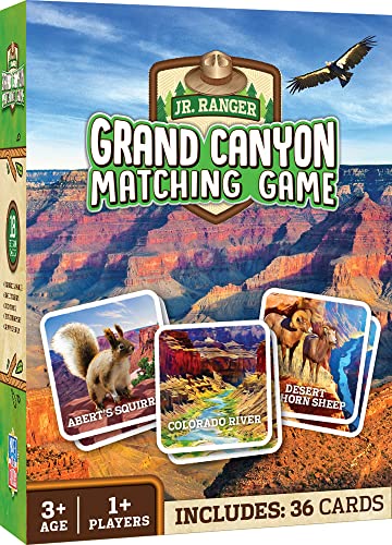 MasterPieces Officially Licensed National Parks Jr. Ranger Picture Matching Card Game for Kids and Families - style: Grand Canyon