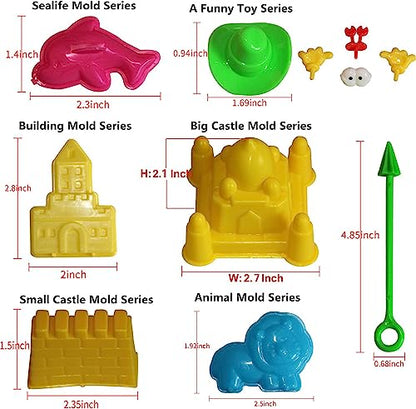 Sand Molding Tools 42pcs Mold Activity Set Compatible with Any Molding Sand