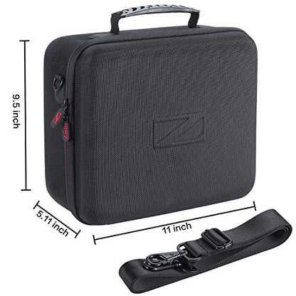 Travel Carrying Case Compatible with Nintendo Switch & Switch OLED Model | Protective Bag Holds Switch Console, 21 Games, Dock, Pro Controller, Joy-con Grip, Power Adpater, Cables, Accessories