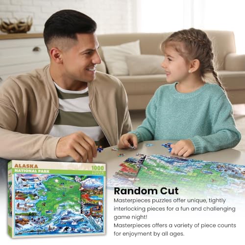 MasterPieces - 1000 Piece Jigsaw Puzzle, Great Smoky Mountains National Park, Fun for Adults, Family, Kids 19.25"x26.75" - style: Great Smokey Mountains