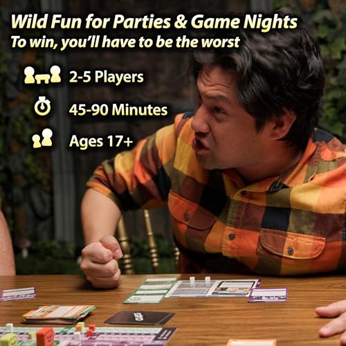 Board Game – A Comedy Game of Fame, Money, and Chaos | Strategy Party Game for Adults & Teens | 2–5 Players