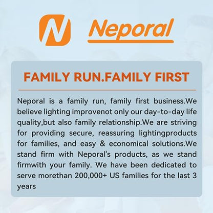 Neporal MagicGlow Rechargeable Light Bulbs with Remote, 3 Colors Shift + Stepless Dimmable Battery Light Bulbs, USB Rechargeable, A19, Up to 24 Hours (3000-6000K, 1, Count)