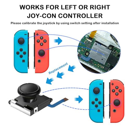 VGBUS Joypad Joystick Replacement Joy-con Repair Tools Kit Joystick Replacement for Nintendo Switch Joy-Con Controller/Switch Lite/Switch OLED Fix Joystick Drift 32PCS