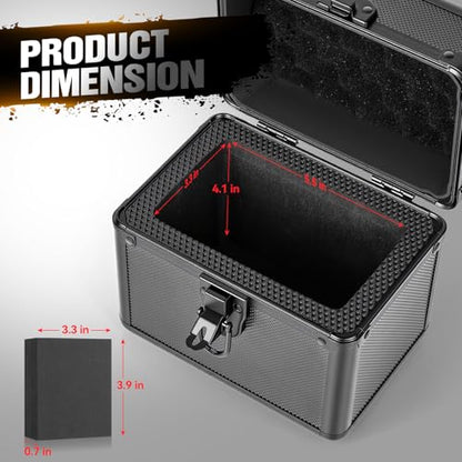 Graded Card Storage Box, Top Loader Boxes, Sports Trading Card Storage Case, Slab PSA/GMA/CSG/SGC/HGA Magnetic Holder, Baseball Football Card Case, Holds 70+ Cards - size: M