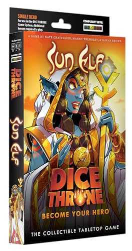 Dice Throne Box Game - Strategic Dice & Card Battler (Sun Elf) - style: Sun Elf