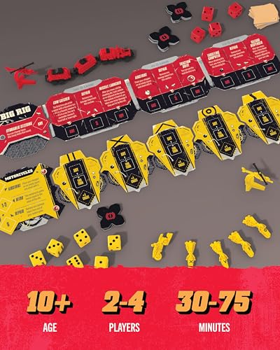 Restoration Games Thunder Road Vendetta Expansion Big Rig & The Final 5 | Racing and Strategy Board Game for Adults, Post-Apocalyptic Demolition Derby Racing Game, 2-5 Players, Ages 10+