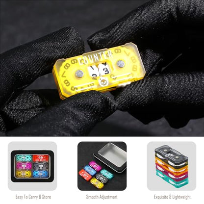 6Pcs MTG Life Counter Twin Digits with Metal Box, Tracker Life Counter for Board Games, Compatible with Magic Card Games Accessories RPG D&D CCG TCG Tabletop Board Games - color: C Color-6pcs