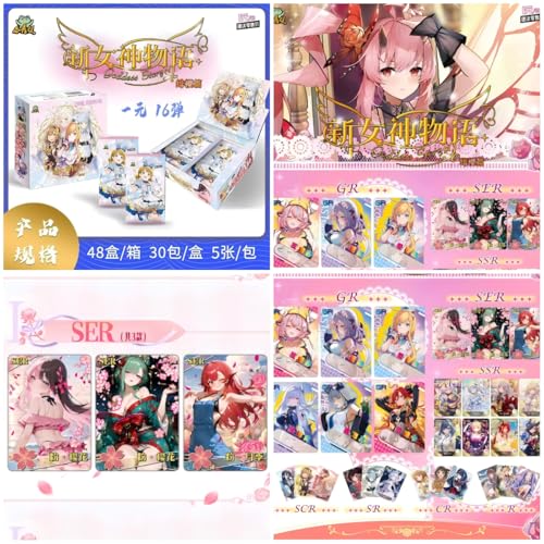 150PCS Goddess Story TCG Booster Box New (NS-1M16) - color: Pink(ns-1m16)