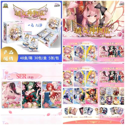 150PCS Goddess Story TCG Booster Box New (NS-1M16) - color: Pink(ns-1m16)