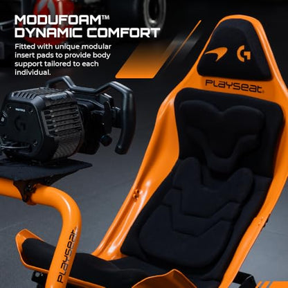 Playseat Formula Instinct - McLaren Racing Edition | Sim Racing Cockpit | Racing Simulator featuring the Authentic F1® racing position built to handle Direct Drive with an Open Cockpit Design