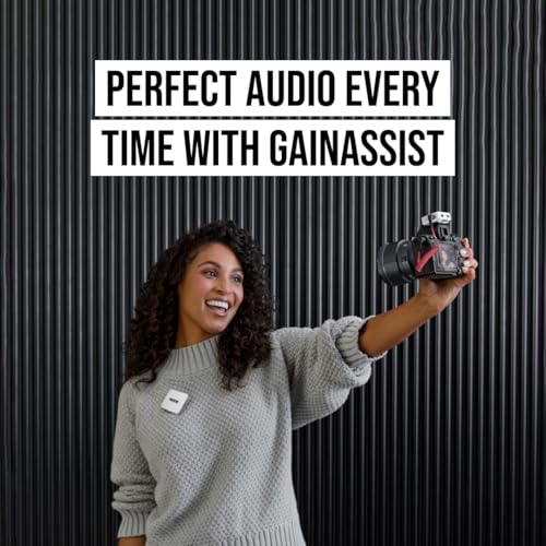 RØDE Wireless GO (Gen 3) – Compact Wireless Mic – Pristine Audio, 32-bit Float Recording, Automatic Level Control, for Phones, Cameras and Computers (White) | 32-Bit Float Onboard, Intelligent Gainassist, Series Iv 2.4ghz, 128-Bit Encryption, 260m Range -