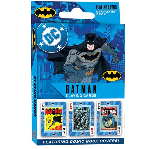 Masterpieces Batman Playing Cards - 54 Card Deck, Officially Licensed - Ages 4+ - style: Batman