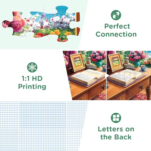 300 Pieces Puzzle for Adults, Corgi Study Book Jigsaw Puzzles for Kids Adults Seniors 300 Pieces, Glossy Sturdy Vibrant Puzzle 300 Piece, Challenging Jigsaw Puzzle Great Gift for Family Friends - style: Corgi