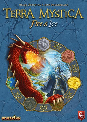 Capstone Games Terra Mystica Fire & Ice Expansion, Strategy Board Game Expansion Pack, Game Board for 2–5 Players, 100–120 Min Playtime, Ages 14+, Compatible with Terra Mystica Base Game - style: Fire & Ice