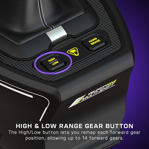 Turtle Beach VelocityOne Multi-Shift Sim Racing Shifter, Handbrake Xbox, PC | Xbox Series X|S, Xbox One, Windows PC, 7-Gear + R H-Gate & Sequential Shifter, Handbrake, Hall-Effect Magnetic Sensors, Black - style: Universal Shifter & Handbrake