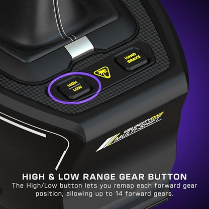 Turtle Beach VelocityOne Multi-Shift Sim Racing Shifter, Handbrake Xbox, PC | Xbox Series X|S, Xbox One, Windows PC, 7-Gear + R H-Gate & Sequential Shifter, Handbrake, Hall-Effect Magnetic Sensors, Black - style: Universal Shifter & Handbrake