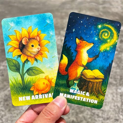 DPEHAKMK Embracing Fate Oracle Deck, Oracle Cards for Beginners, 78 Cards Deck for Love, Healing, Life Path, Spiritual Guidance, Modern Relationship Themes, Intuition, and Soul Messages