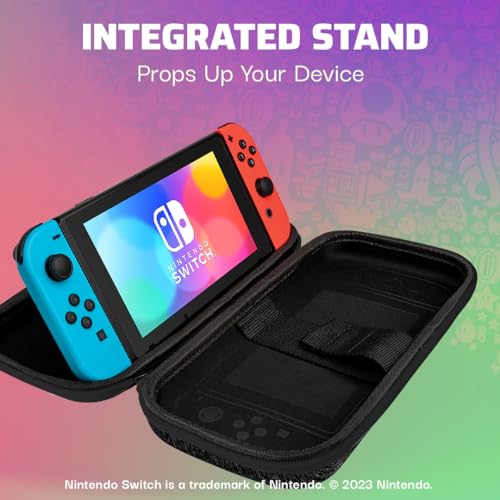 PDP REMATCH Controller & Travel Case Bundle: Star Spectrum - Nintendo Switch, Nintendo Switch Lite, & Nintendo Switch - OLED Model - style: Star Spectrum Controller + Case