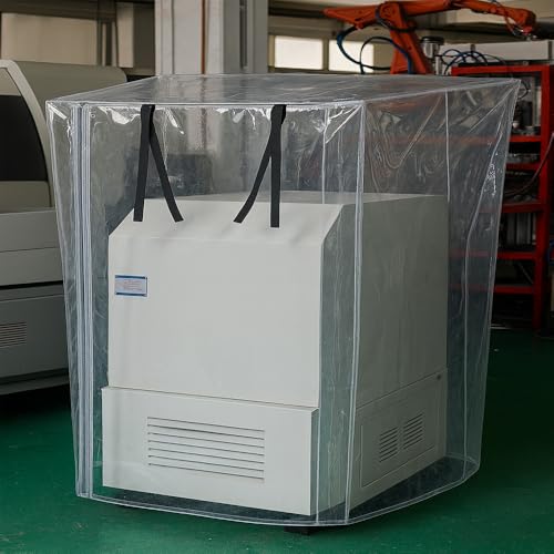 Custom Fit Clear Dust Cover Made to Measure Transparent Protection with Personalized Text or Logo for Furniture & Equipment (PVC transparente) - color: PVC transparente