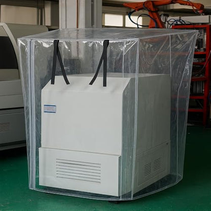 Custom Fit Clear Dust Cover Made to Measure Transparent Protection with Personalized Text or Logo for Furniture & Equipment (PVC transparente) - color: PVC transparente