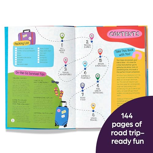 The Ultimate On-the-Go Activity Book: Travel Games and Activities Book for Kids, Packed with Road Trip Fun, Travel Games for Kids and Screen-Free Car Activities