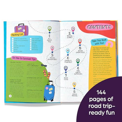 The Ultimate On-the-Go Activity Book: Travel Games and Activities Book for Kids, Packed with Road Trip Fun, Travel Games for Kids and Screen-Free Car Activities