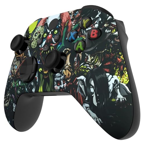 Stealth Controllers Wireless Controller for Xbox Series S, Xbox Series X, Xbox One - Soft Touch Feel - Custom Series S/X Controller (Scary Party) - color: Scary Party