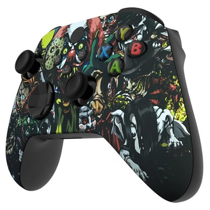 Stealth Controllers Wireless Controller for Xbox Series S, Xbox Series X, Xbox One - Soft Touch Feel - Custom Series S/X Controller (Scary Party) - color: Scary Party