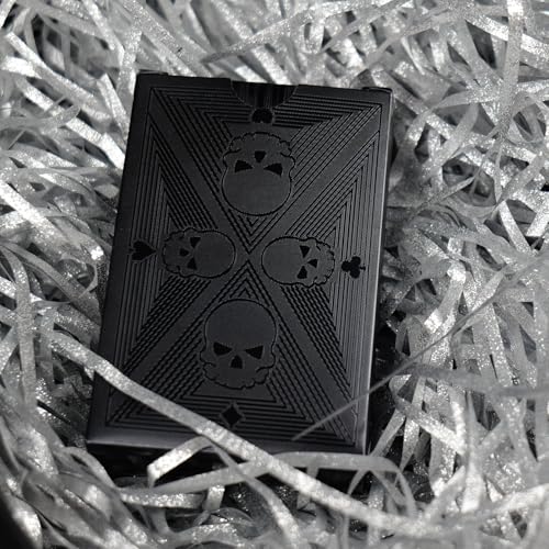 Etyishe Waterproof Playing Cards, Plastic Playing Cards, Deck of Cards | Standard Size, Cool, Black Playing Card for Adults, Premium Poker Card Set, for Magic,Beach,Pool,Camping,Party Games