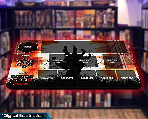 Maximum Apocalypse Playmat | Neoprene Play Mat for Card Game | 18" x 12" x 2.5mm | Custom Design