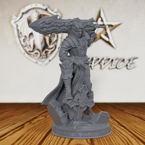 Vampire Swordsman Tabletop Unpainted Miniature Set, DND Minis for Dungeons and Dragons,Fantasy Role Playing Figurine, Great for Vampire Encounters & Gothic Theming- AS197