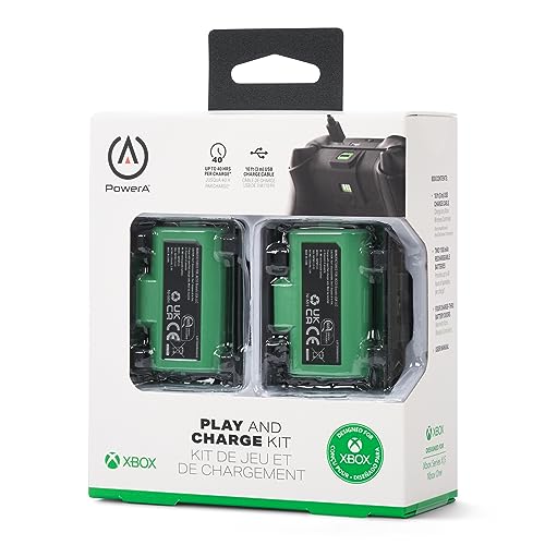 PowerA Play & Charge Kit for Xbox Series X|S and Xbox One - Green - style: Play & Charge Kit
