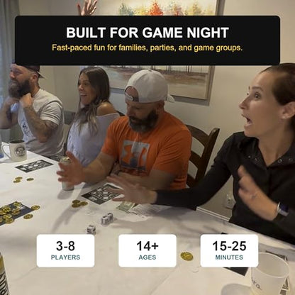 The Ultimate Dice Game for Family Game Night - Fun Family Games for Adults, Teens & Kids Ages 14+