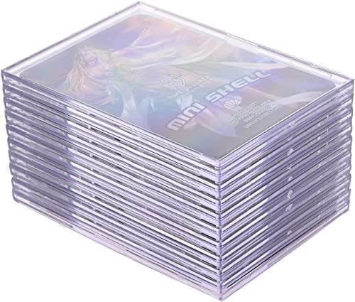 Card Sleeves, Trading Cards Sleeves Kit - 20 Hard Plastic Covers Soft Clear Card Sleeves + 5 Display Stand - Basketball, Football, Baseball,Game Card Protectors, White - color: 20 + 5
