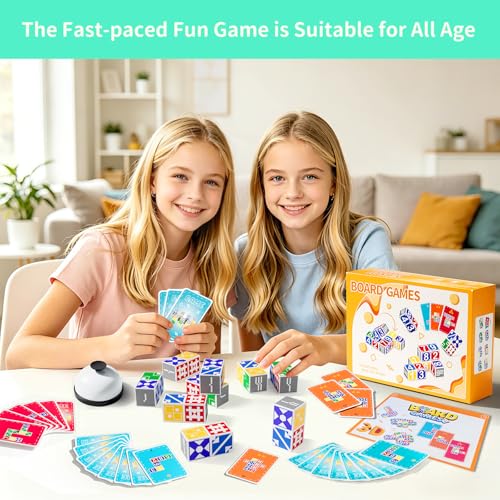2.0 Family Board Game for Kids & Adults, Block Puzzle Games, 2+ Player Card Matching Puzzles for Children, Birthday Easter Christmas Party Gifts for Boys & Girls - size: Edition 2.0: 2-4 players