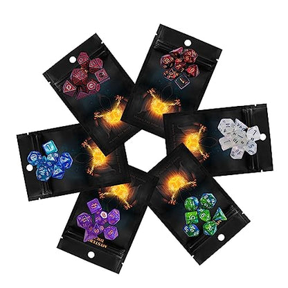 Mystery Dice Set D&D Random Mystery DND Dice Set for Tabletop Games | Multi-Styles, DM Gift, for Dungeons and Dragons Role Playing Games - color: Mystery-acrylic