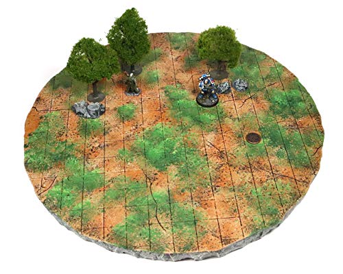 Handmade Reversible Dual Battle Grid Board - Handmade Terrain for Tabletop War Games and TTRPGs