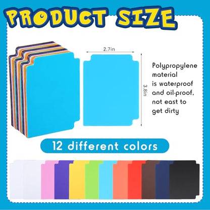 Leyndo 24 Pack TCG Cards Deck Boxes Trading Card Storage Box, Large Capacity with Dividers, Fits 80+ Cards Collectible Games Storage Organizer Cases, Colorful