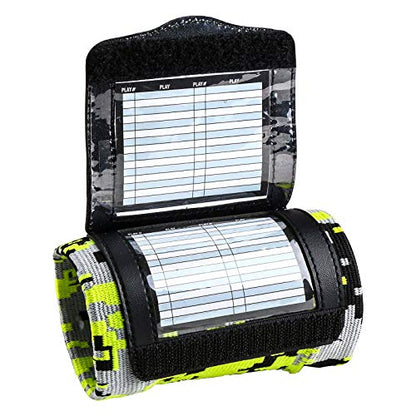 Champro Adult Quarterback Playbook Triple (AF50B) - color: Camo Optic Yellow, size: Adult