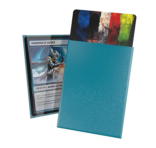 Ultimate Guard Cortex Outer Card Sleeves, 100 Standard Size TCG Sleeves, 66 x 91mm, Petrol Back, Glossy Finish, No PVC & Acid-Free, High Clarity - color: Petrol, size: Standard Glossy